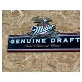 Miller genuine draft sign