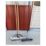 (3) push brooms