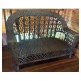 Wicker Loveseat