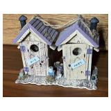 Pair of bird houses