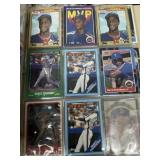 Baseball card album, Darryl, Strawberry, Mike,