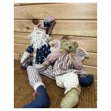 Bear and uncle Sam ragdoll
