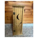 Outhouse toilet paper holder