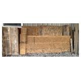 Large lot of lumber