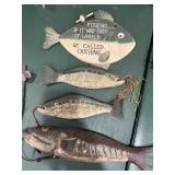 Wooden fish decor