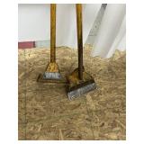 Long handled cement tools