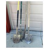 (4) shovels