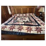 Machine stitch quilt