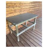 Sleep top wooden table