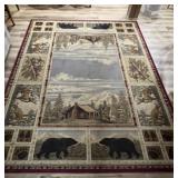Lodge Themed Area Rug