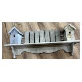 Birdhouse shelf