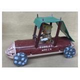 1962 Barney rubble wreck car MARX