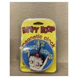 Betty Boop magnetic clock