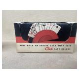 Click card holder antique