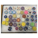 Awesome poker chip collection, jokers, wild