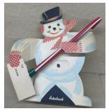 ESTERBROOK snowman advertising