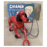 Champ the performing pooch
