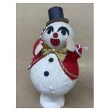 Vintage Christmas snowman