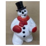 Snowman vintage Christmas light