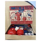 MIXI bake and drink set vintage toy play set