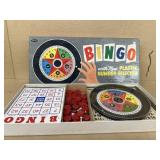 Bingo with new plastic number selector