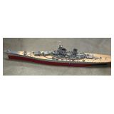 Wooden battleship 54" long-NO SHIPPING