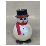Snowman vintage Christmas ornament