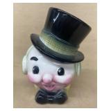1950s top hat, snowman Bank