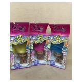 Wacky dudes, troll dolls, yellow pink blue