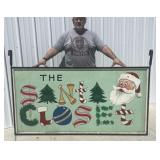 Christmas sign, Vintage