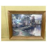Thomas Kincaid framed print