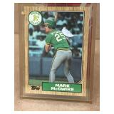 1987 Mark McGwire rookie card Topps