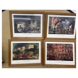 The life of a fireman framed print