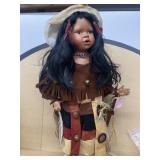 Porcelain Indian doll