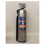 Allstate fire extinguisher vintage brass