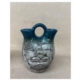 Indian pottery double vase