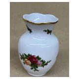 Royal Albert Rose vase