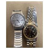 DUFONTE 17 jewel wristwatch and knock off rolex