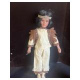 Porcelain Indian doll