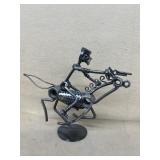 Metal art cowboy