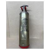 SOS fire guard, fire extinguisher brass