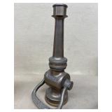 Fabric brass fire nozzle