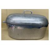 Magna cast aluminum roaster USA 20" x 12" 17