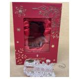Waterford crystal train ornament