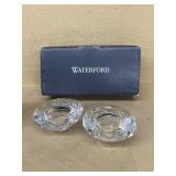Waterford crystal candle holders