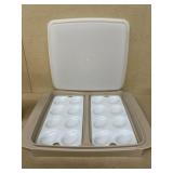 Tupperware deviled egg container