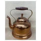 Copper tea pot