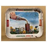Coca-Cola advertising tray