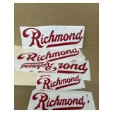 Richmond car window logo decals