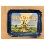 Land O Lakes sweet cream, butter, advertising tray